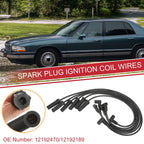 6X Spark Plug Wire Ignition Coil Cable No. 12192470 for Buick LeSabre Lucerne (2000–2011)
