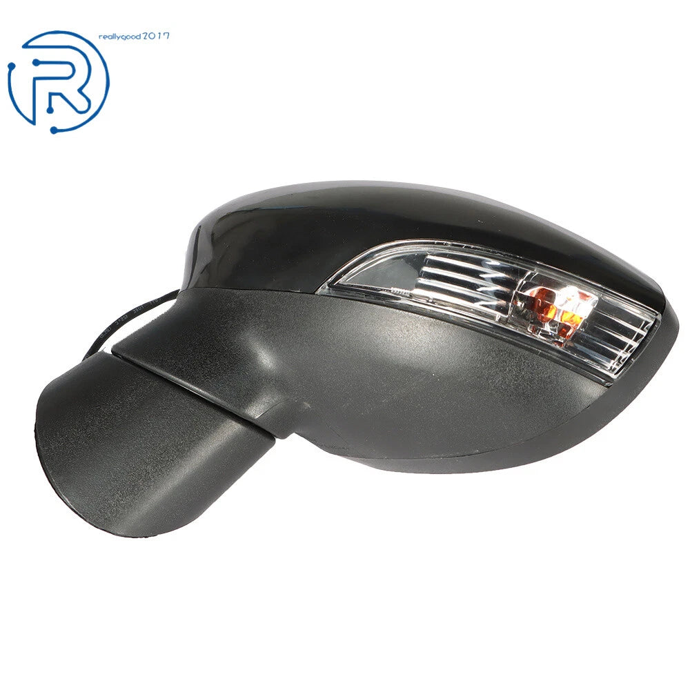 Driver Left Side Car Mirror Assembly with Light for Ford Fiesta (2014–2019)