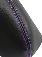 Manual Shift Boot for Hummer H3 (2005–2010) Purple Stitch Leather Synthetic