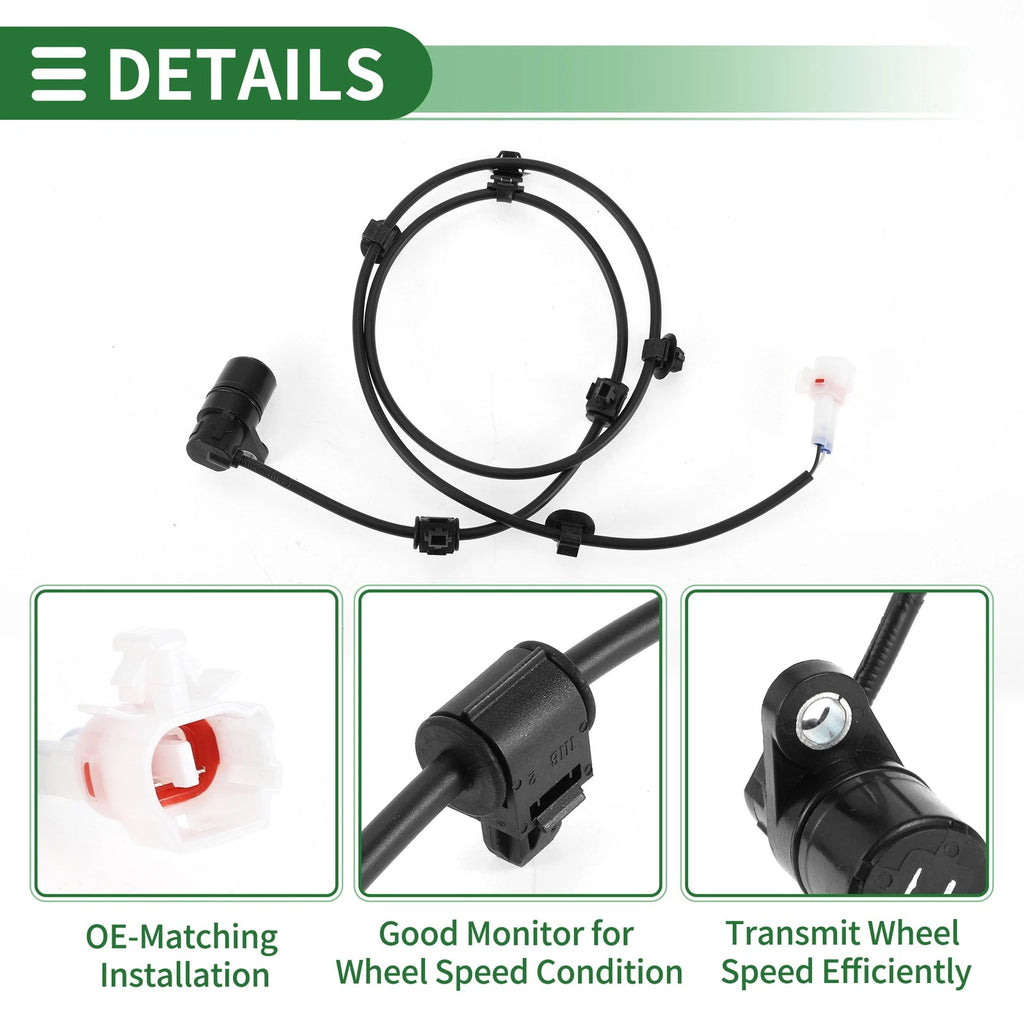 ABS Wheel Speed Sensor No. 895450K020 for Toyota Hilux Vigo (2005–2015)