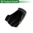 Gear Shift Knob Cover for Mazda CX-30 (2020–2022) Black Grey Faux Leather