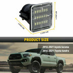 White LED License Plate Lights for Toyota Tundra (2014–2022)