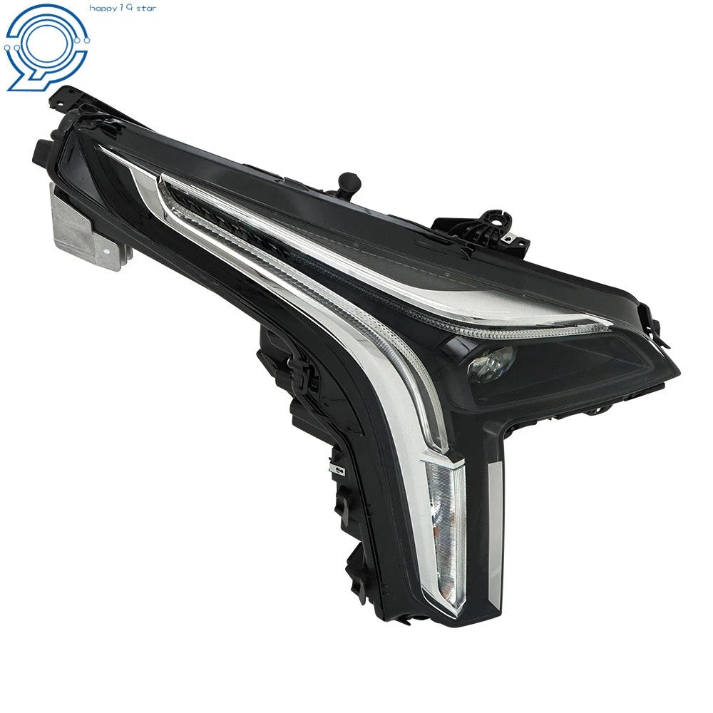 Right Headlight for Cadillac XT4 (2019-2021) Halogen with DRL Chrome Housing