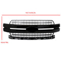 Gloss Black Front Bumper Grille for Ford F150 Lariat (2018–2020)
