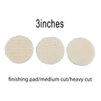 3pcs Buffing Wool Polishing Pads for Auto Car Detailing Waxing Polisher