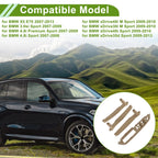 Door Panel Handle Pull Trim Cover for BMW X5 E70 (2007–2013) Beige