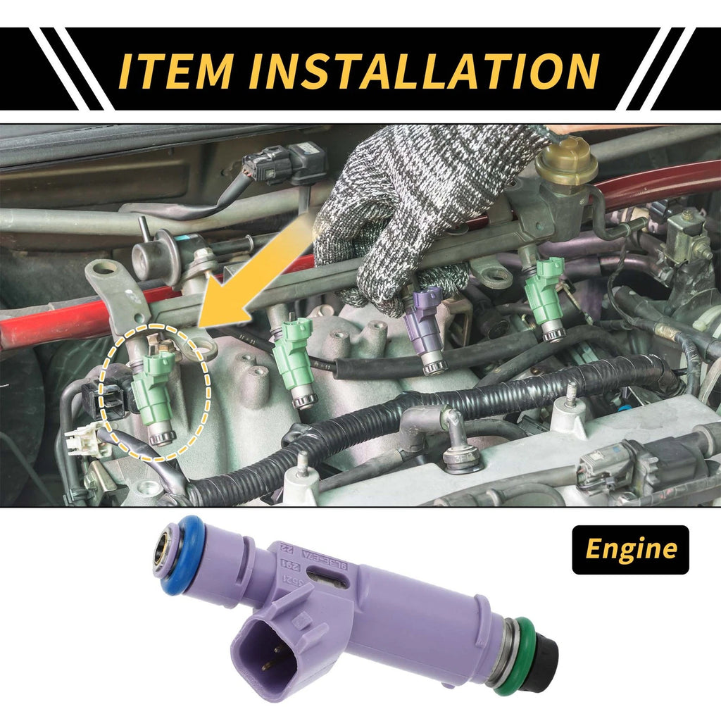 Fuel Injector for Ford F-150 (2009–2010) 6 Holes Purple