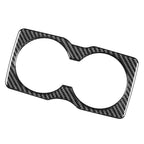 Rear Water Cup Holder Panel Cover Trim for Jeep Cherokee (2014–2022) Carbon Black