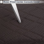 Center Console Cover with Storage Bag for BMW X7 (2019–2024) Dark Brown