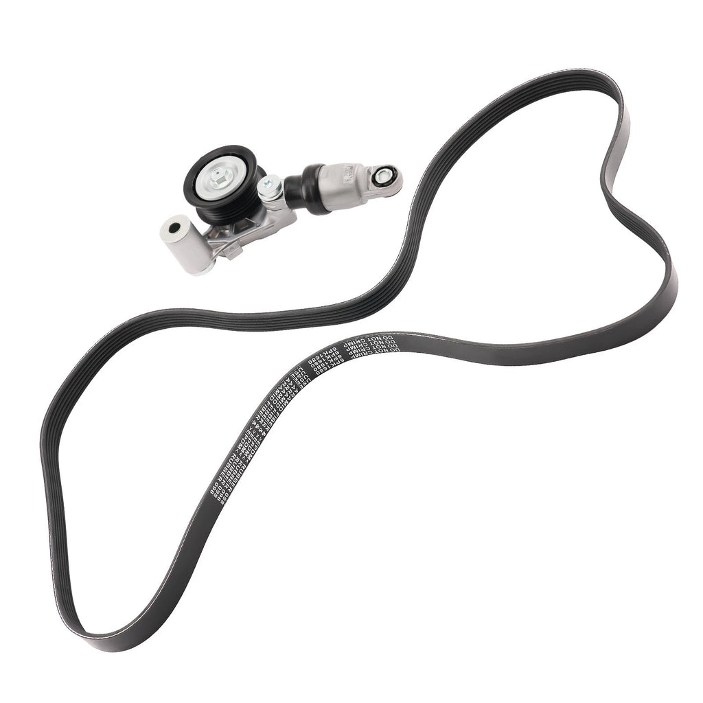 Serpentine Belt & Tensioner Set for Chevy C7 Corvette 6.2L V8 (2014–2019)