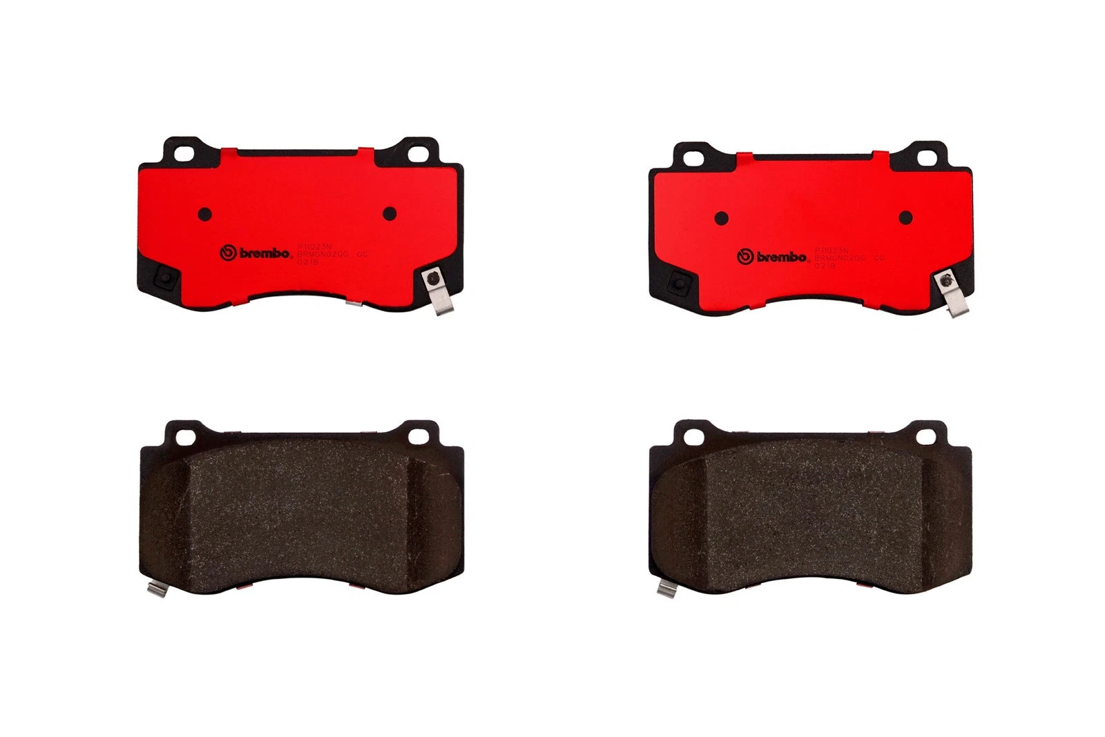 Set of 4 Brembo Front Ceramic Brake Pads for Chrysler 300 Dodge Magnum Grand Cherokee
