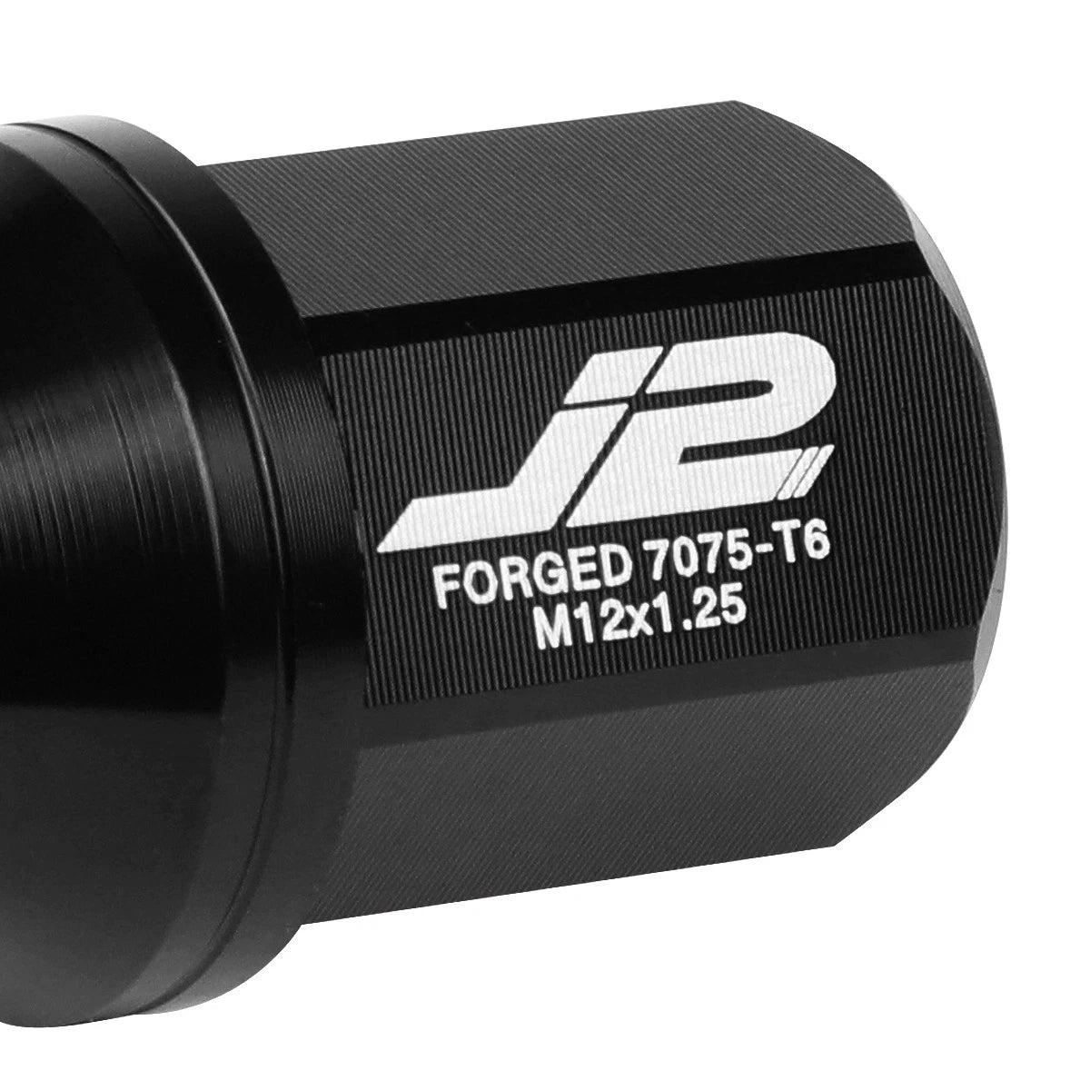 20Pc J2 7075 Forged Aluminum M12x1.25 Close-End Lug Nut Set w/Adapter Key