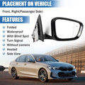 Passenger Side Mirror w/ Blind Spot for BMW 320i 330i 330e (2019–2023)