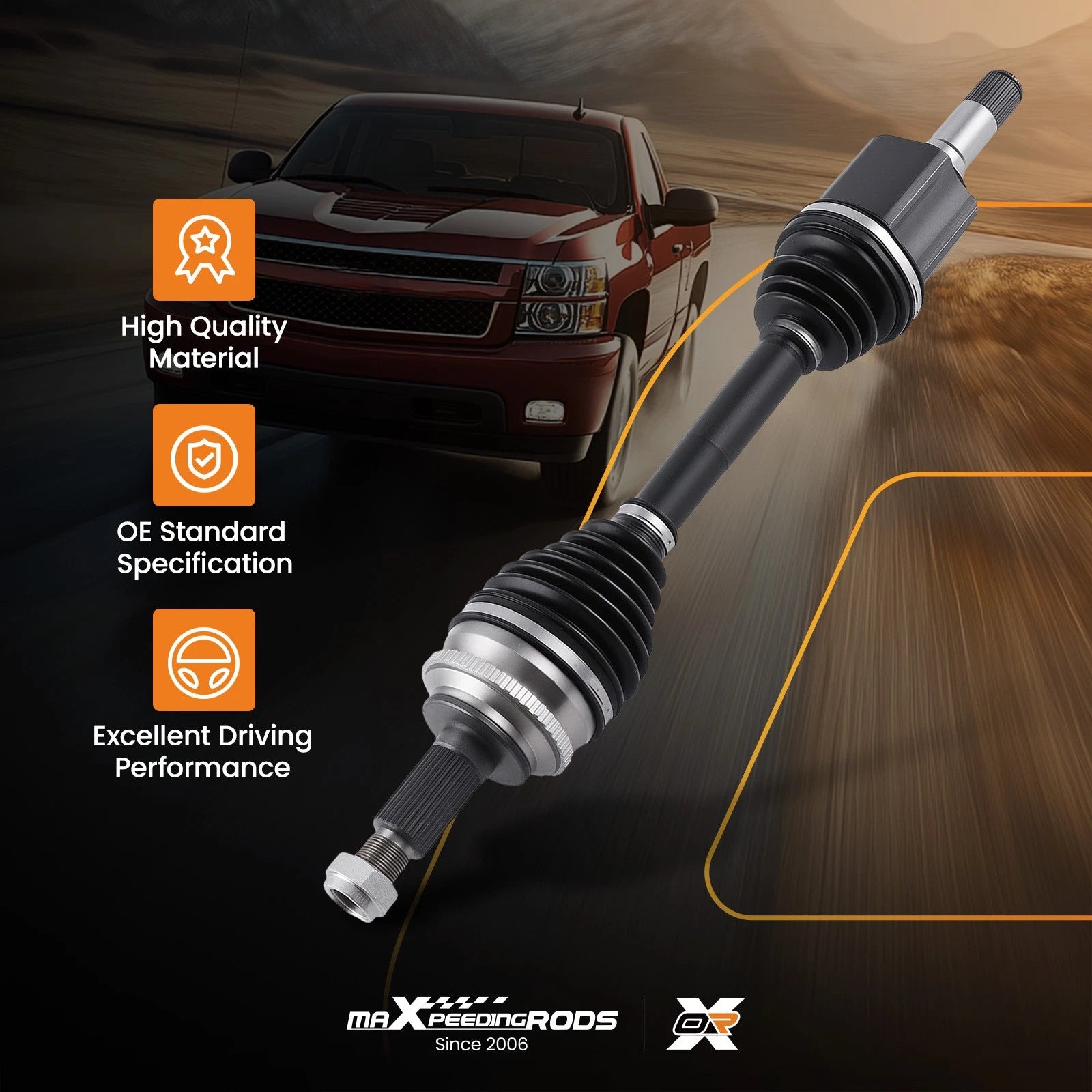 Front Driver Left CV Axle Shaft for Ford Edge Lincoln MKX (2007–2015)