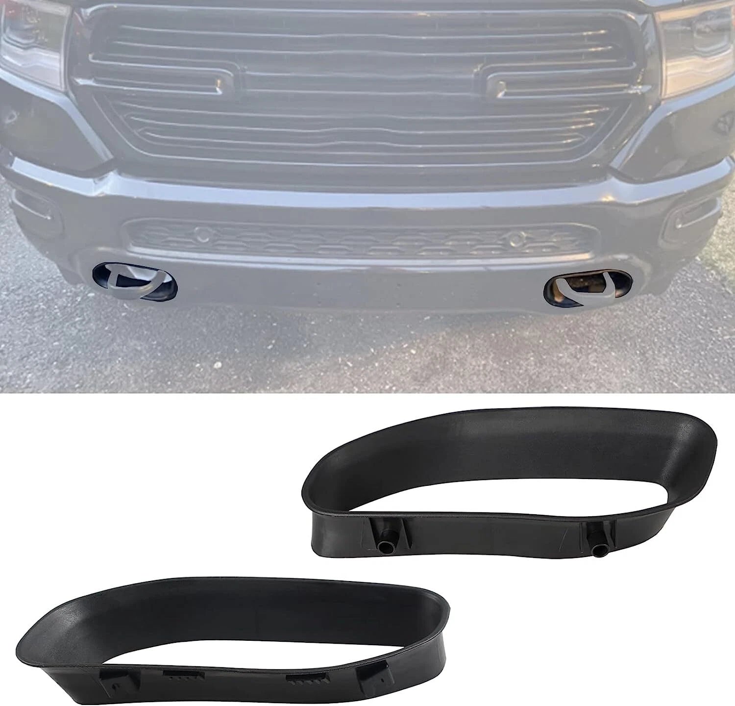 Tow Hook Bezel Kit for Ram 1500 DT (2019–2022) 68274701AB