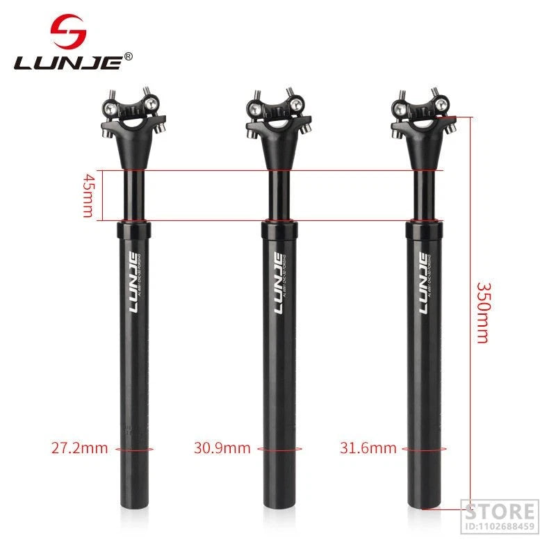 Suspension Seat Post for Bicycle (Ultralight Aluminum Alloy)