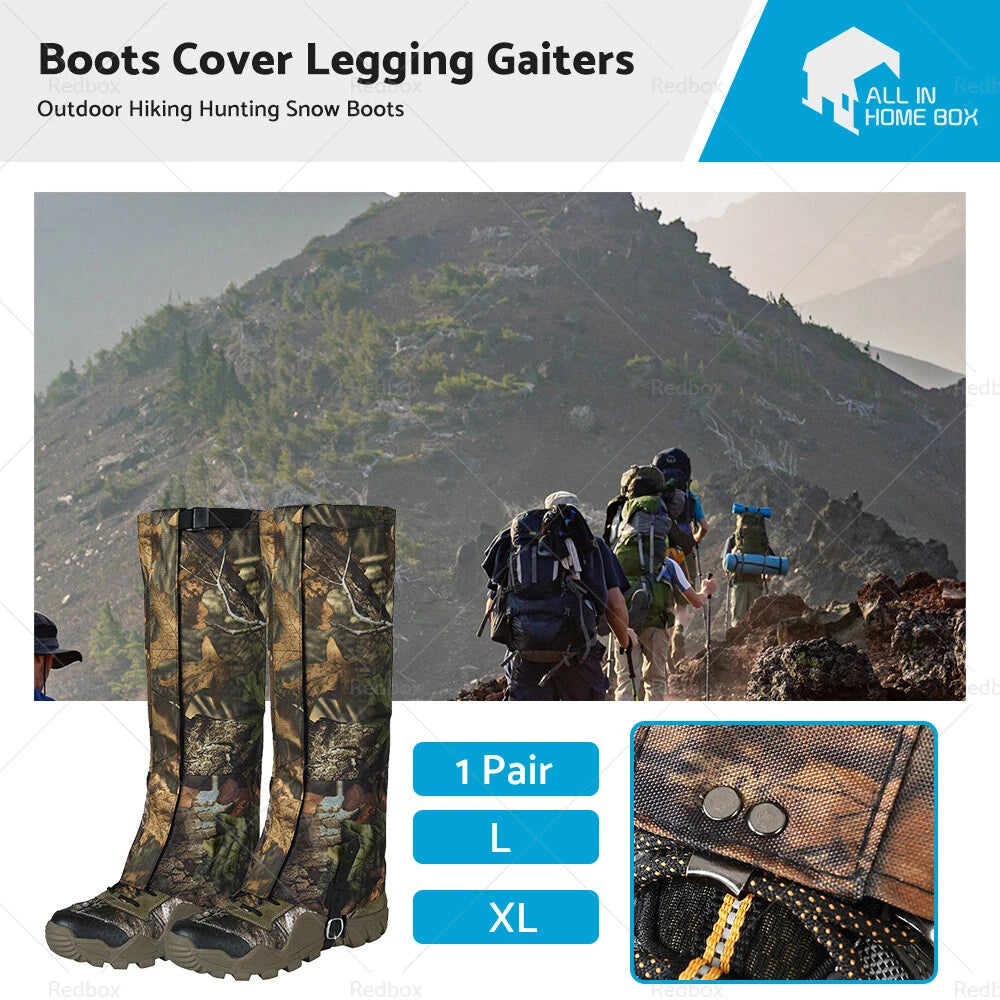 Anti Bite Boots Cover Gaiters for Outdoor Hiking Hunting
