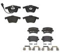 Set of 4 Brembo Low-Met Brake Pads for Audi TT Quattro TTS Quattro Golf R