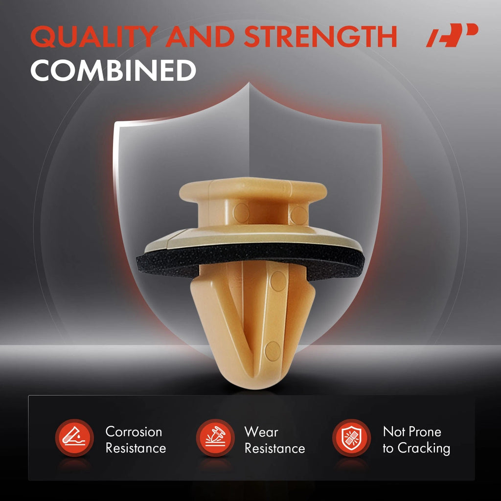 8mm Nylon Door Moulding Clips for Toyota Lexus (2010–2020)