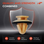 8mm Nylon Door Moulding Clips for Toyota Lexus (2010–2020)
