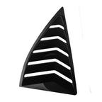 Rear Side Window Louvers for Chevy Camaro (2010–2015) Carbon Fiber ABS