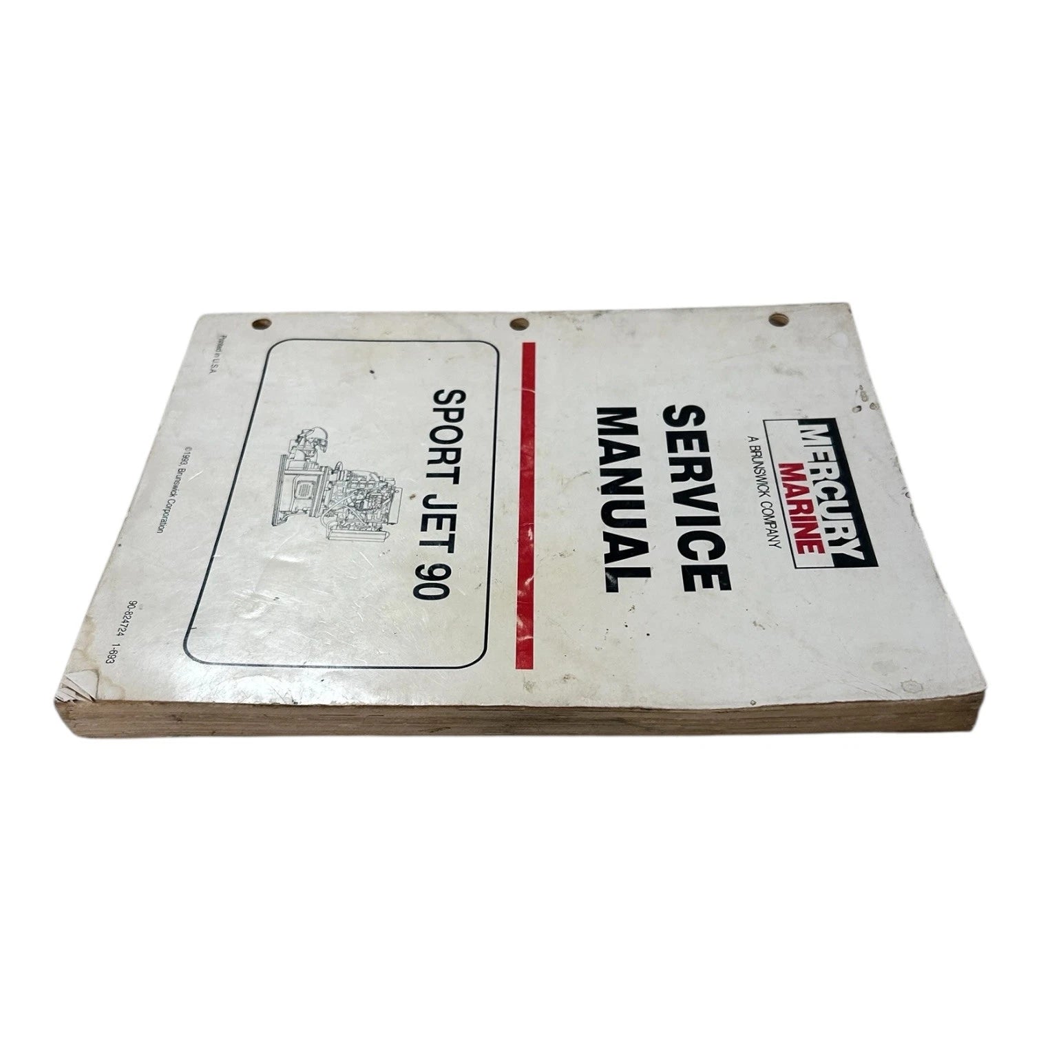 Service Manual for Mercury Marine Sport Jet 90 (1993) 90-824724