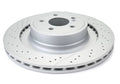Disc Brake Rotor Rear 360mm Cross-Drilled for Mercedes (2010–2016) 2124230412