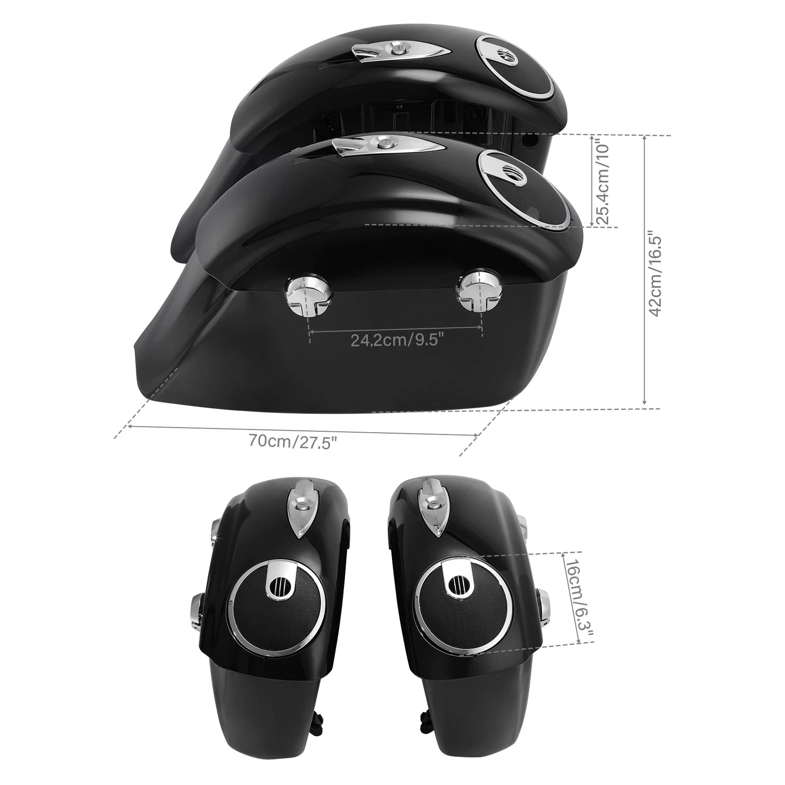 Saddlebag Electronic Latches for Indian Chieftain (2016–2018)