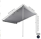 Car Side Awning for SUV (6.5x8.2ft) Outdoor Camping Sun Shade