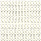 100pcs Fishing Sinker Eyelets for Bass Fishing (Stainless Steel)