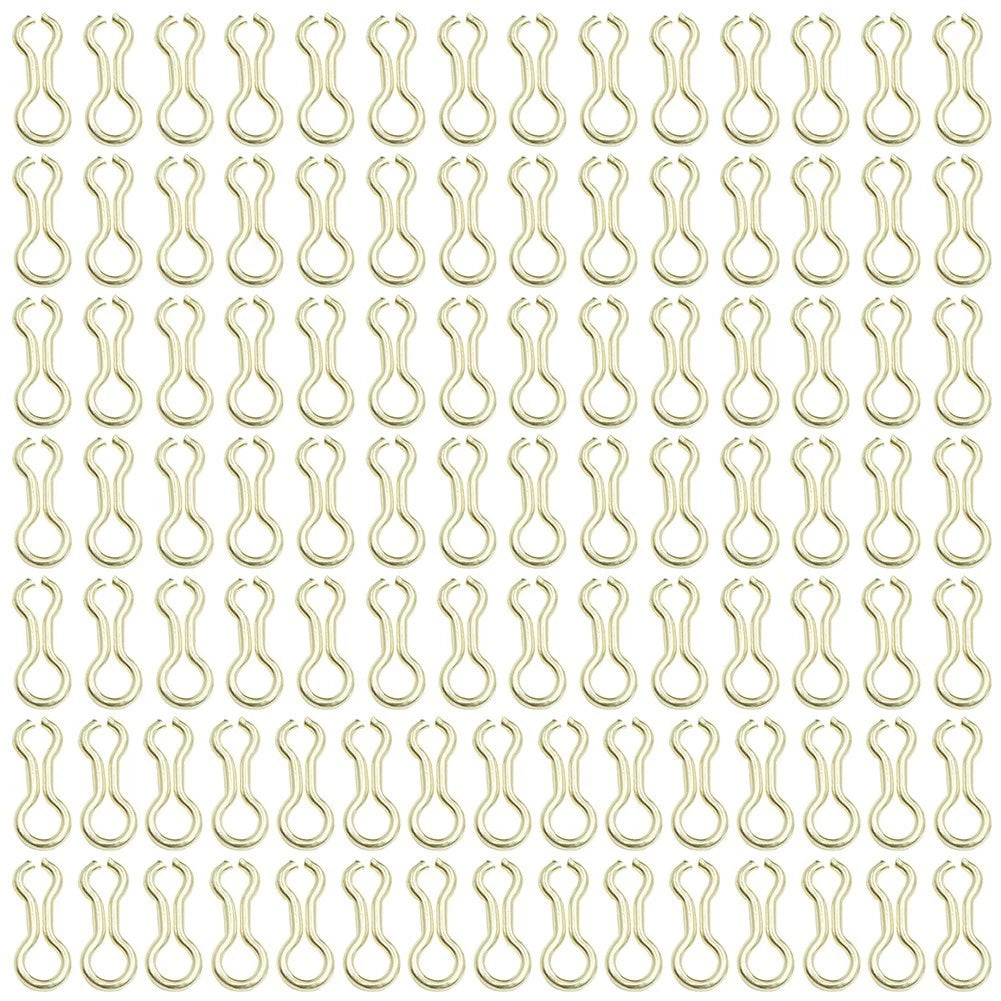 100pcs Fishing Sinker Eyelets for Bass Fishing (Stainless Steel)