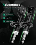 Set of 2 Front Shocks Struts for Chevrolet Equinox (2007–2017) & Saturn Vue (2008–2010)