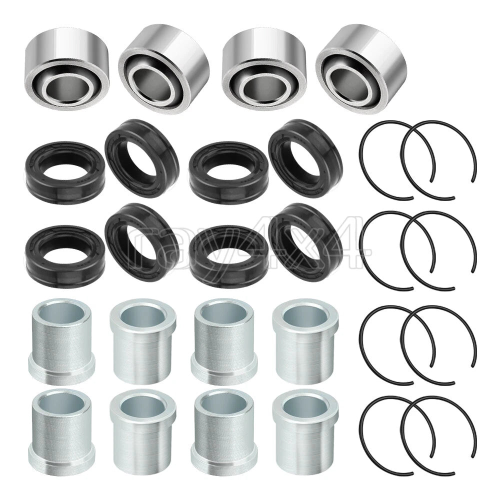 Set of 2 Front Lower/Upper A-Arm Bushings for Honda FourTrax 250 (1987–1992)