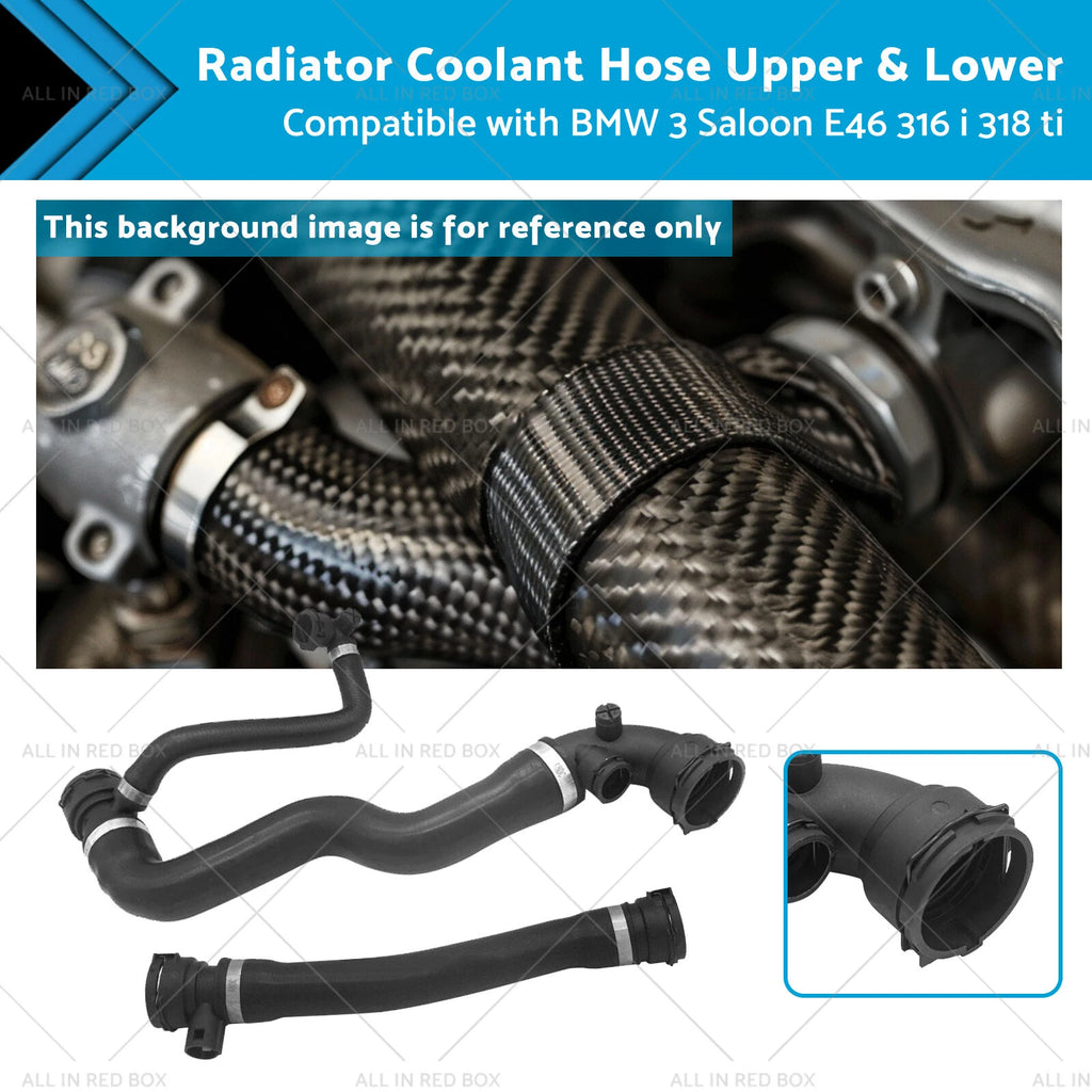 Upper & Lower Radiator Coolant Hose for BMW 3 Saloon E46 (1997–2006)