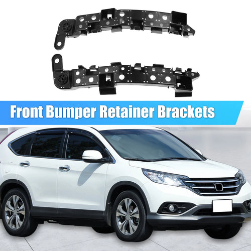 1 Pair Front Bumper Bracket for Honda CR-V (2017) 71198-TLA-A01 Plastic Black