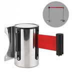 Stainless Steel Queue Barrier Retractable Strip for Universal Use (1pc)