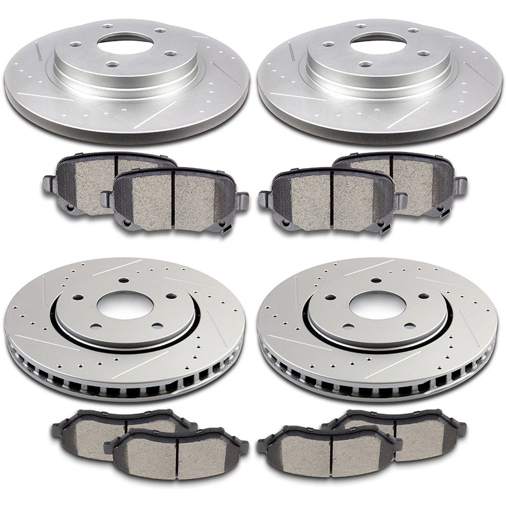 Brake Pads and Rotors Kit for Dodge Journey (2009–2013)