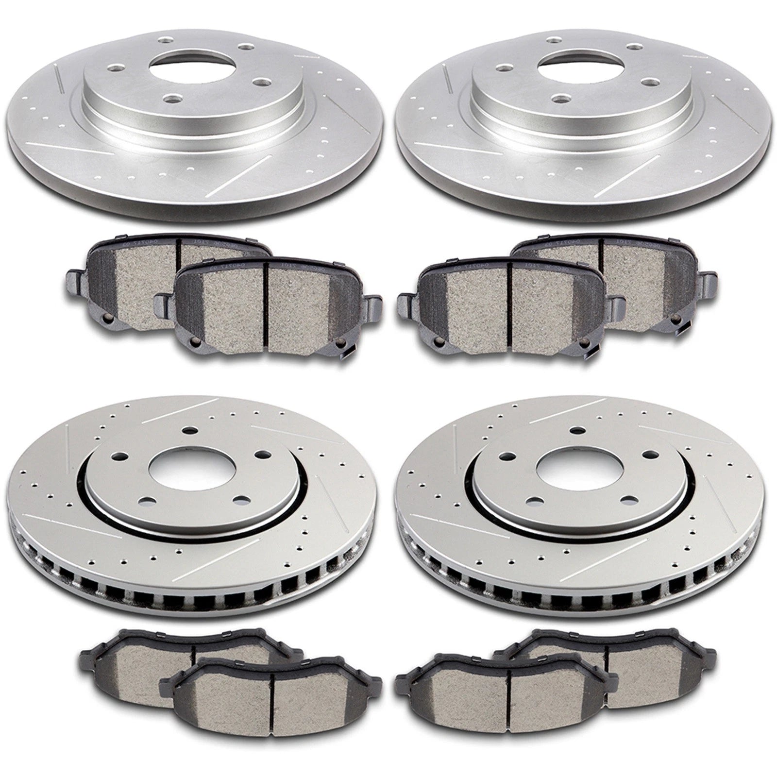 Brake Pads and Rotors Kit for Dodge Journey (2009–2013)