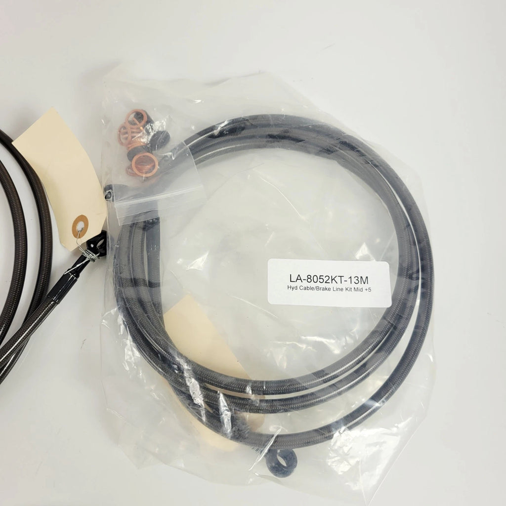 LA Choppers Midnight Cable Kit for Harley Touring (2014–2015) - 12-14" Ape Hanger