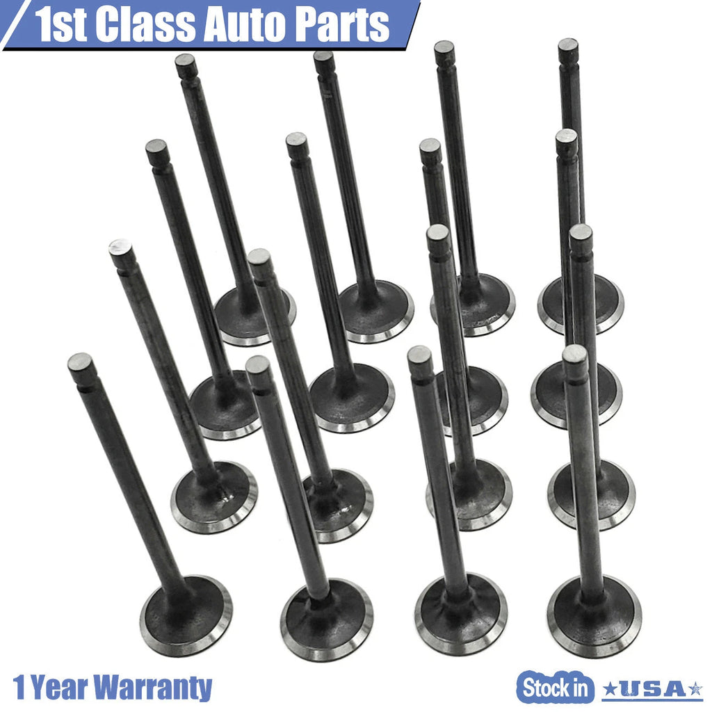 16PCS Intake Exhaust Valve Kit for Mitsubishi Lancer Mirage (1992–2007)