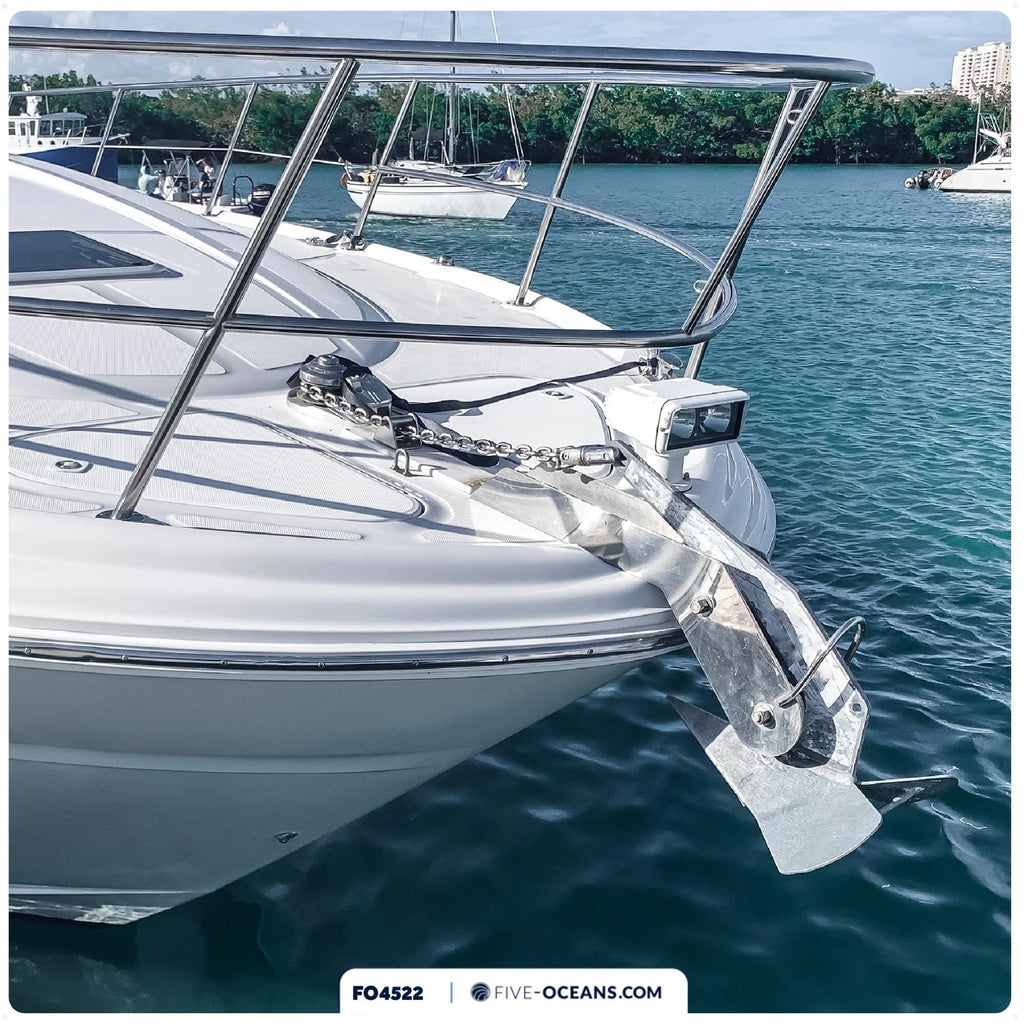 Windlass Anchor Rode 1/2"x150' Rope & 1/4"x15' G4 Chain for Marine Use