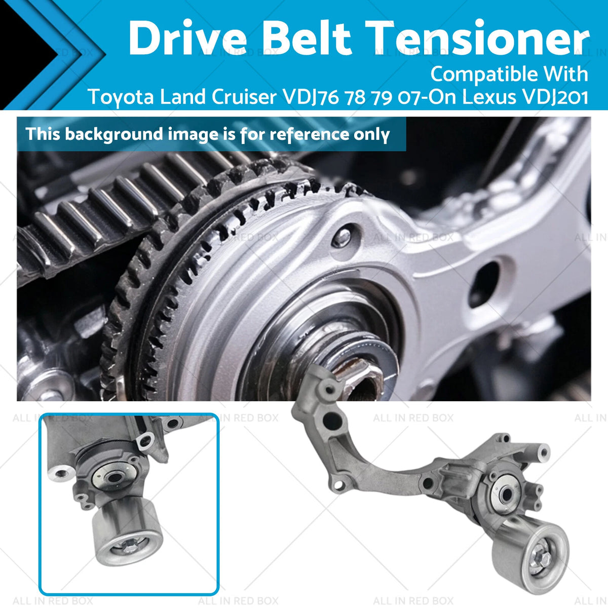 Drive Belt Tensioner for Toyota Land Cruiser VDJ76 VDJ78 VDJ79 Lexus VDJ201