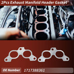 2X Exhaust Manifold Header Gasket for Toyota Celica (1985–1989) No.1717388361
