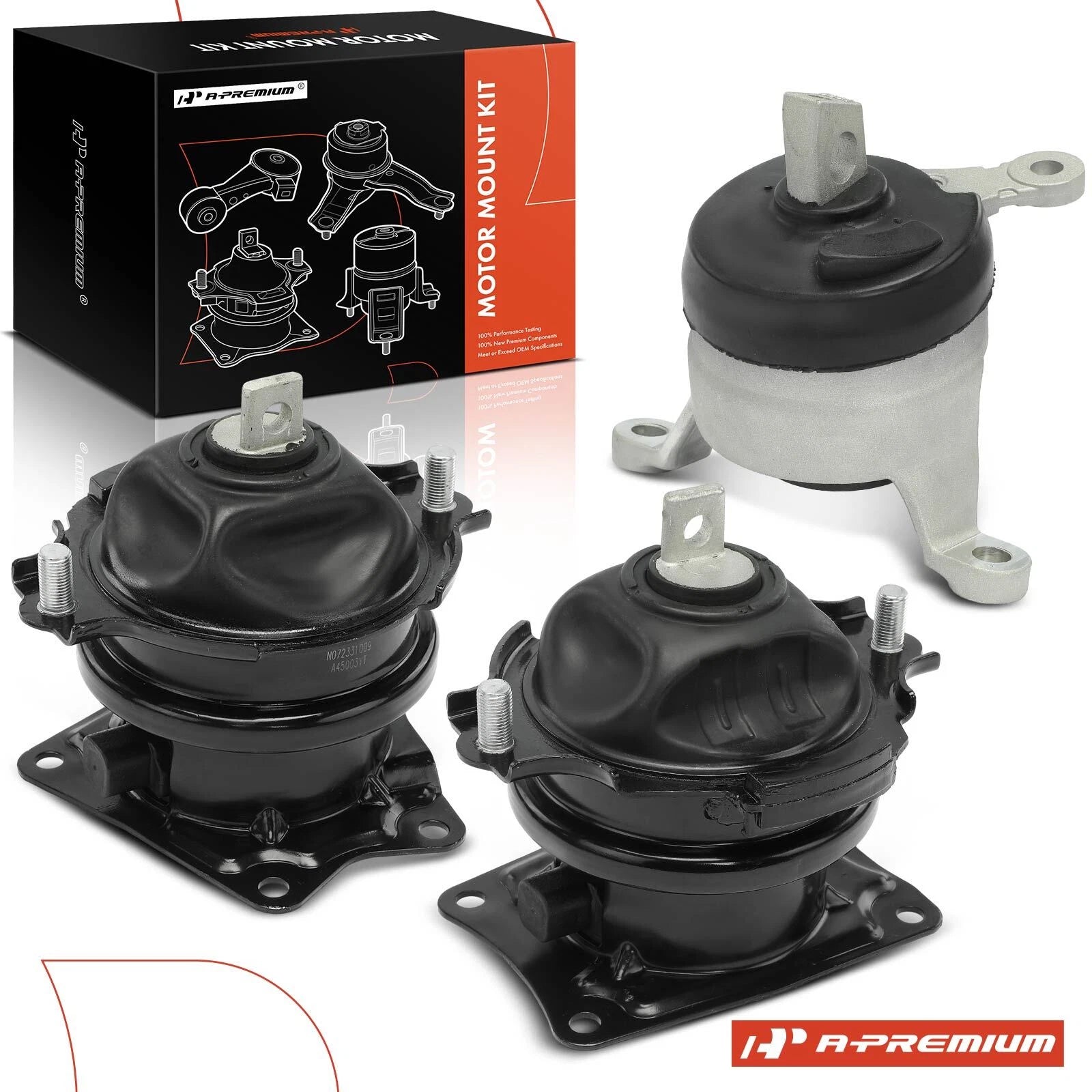 3X Engine Motor Mount for Honda Pilot (2016–2022) Acura MDX (2014–2020)