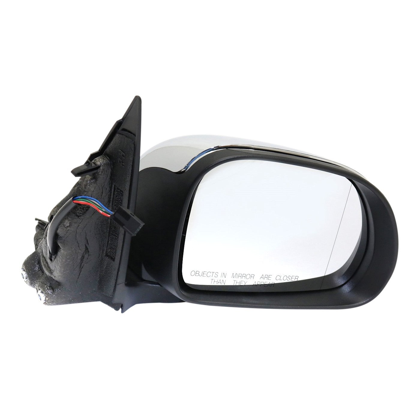 Passenger Side Power Heated Chrome Mirror for Fiat 500L (2014–2020)