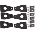 Set of 6 Adjustable Roof Rack Brackets for Universal Fit