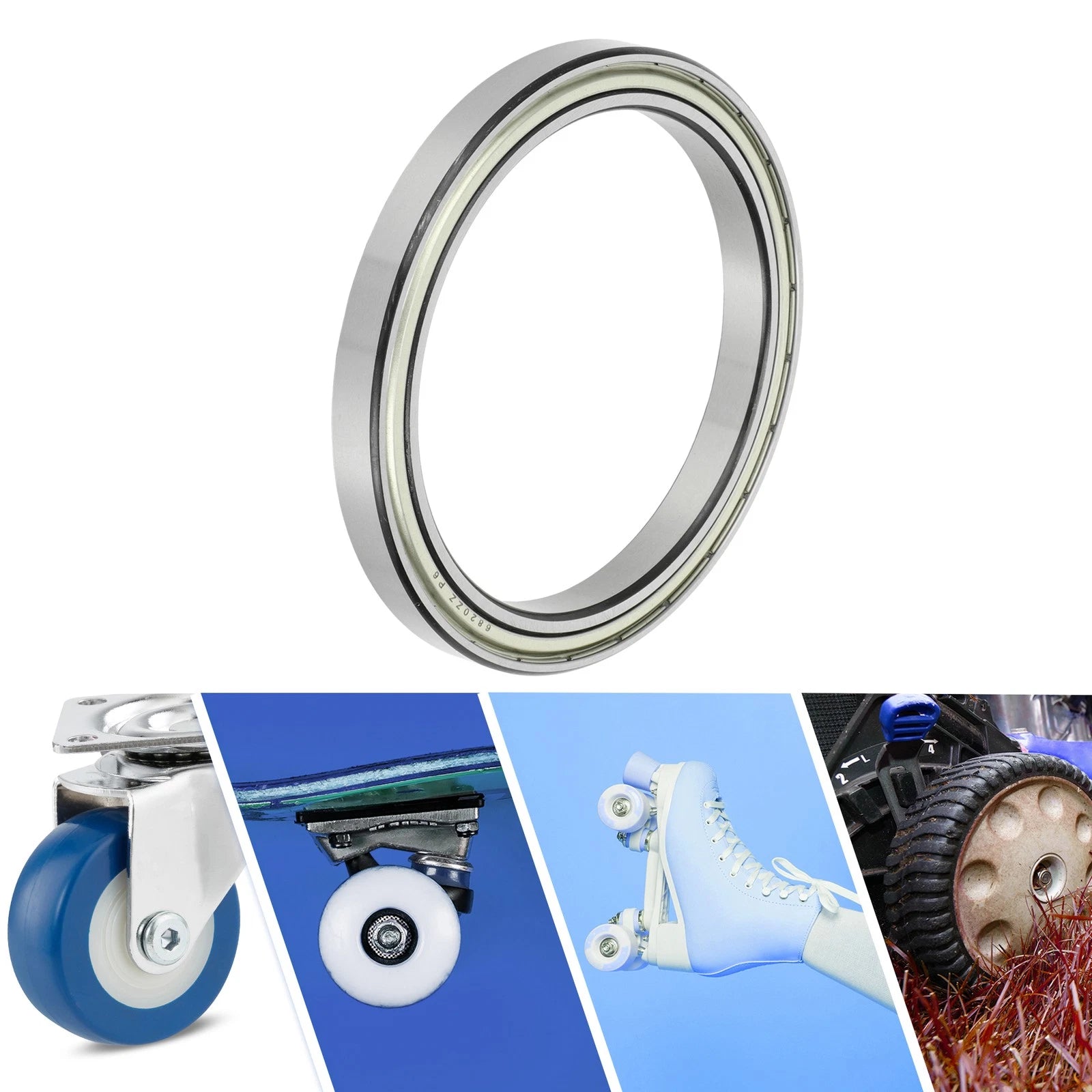 Deep Groove Ball Bearing 6820ZZ for Scooter Skateboard (100x125x13mm)