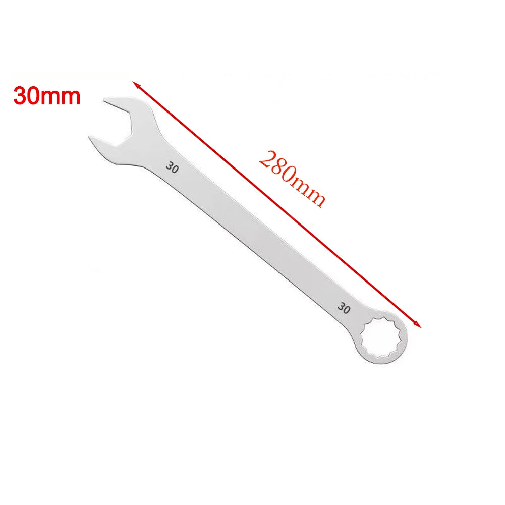 3mm Profile Open End Wrench Set of 4 for Workshop Use