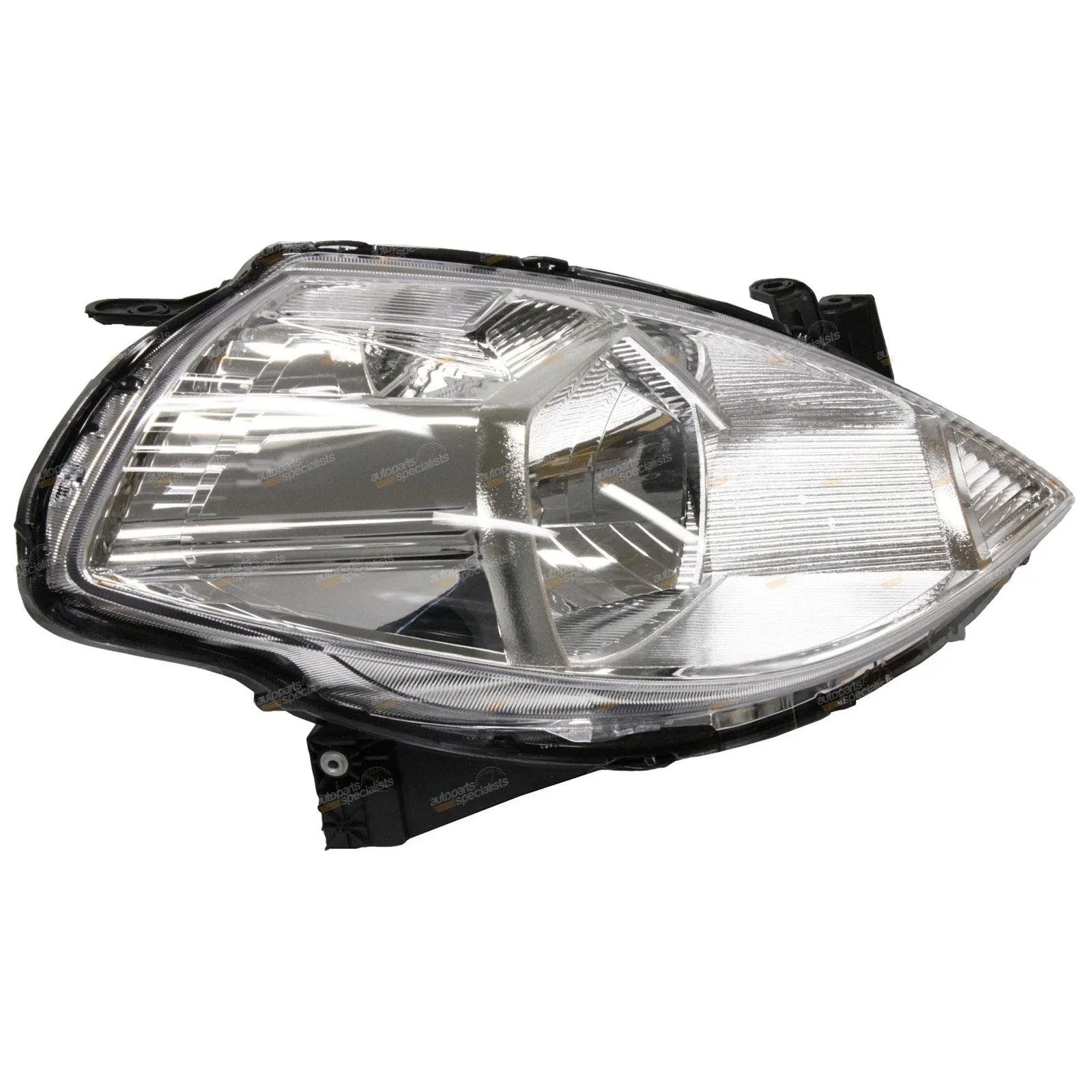 LH+RH Chrome Headlights Pair for Nissan Tiida C11 Sedan/Hatch (2006 - 2009)