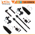Set of 10 Front Lower Ball Joints & Tie Rod Ends for Subaru Impreza (2002–2015)